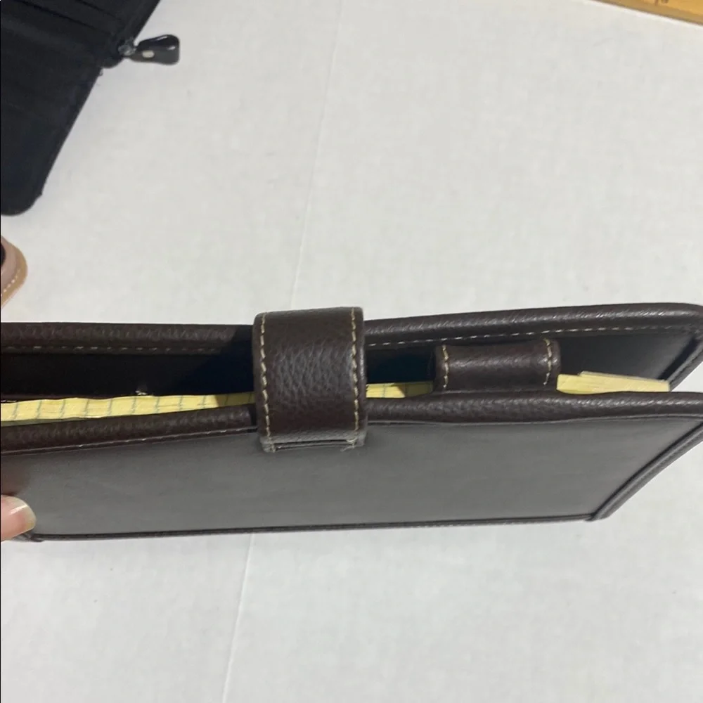 VGUC. Franklin Covey Brown Leather Planner